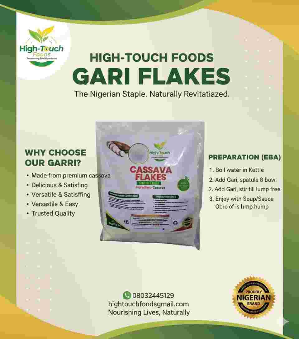 High-Touch Foods Cassava Flakes (Gari Ijebu)